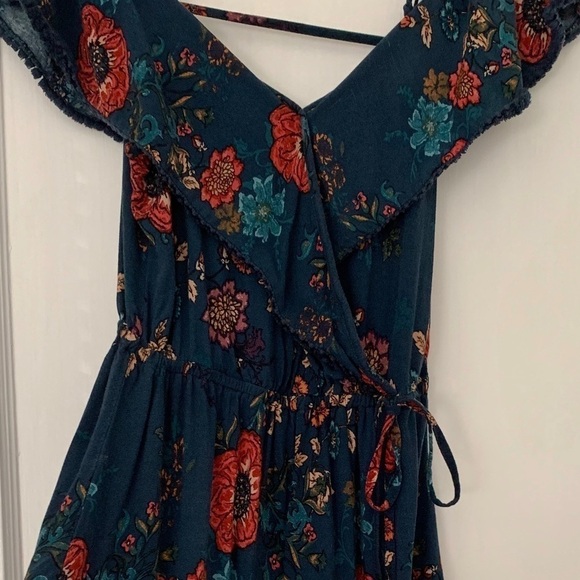 XHILARATION off-shoulder Floral Dress, S - Picture 5 of 16